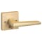 Sure-Loc Hardware Sure-Loc Hardware Basel Square Privacy Lever, Reversible Handing, Satin Brass BS102-SQ SB - alternate 1